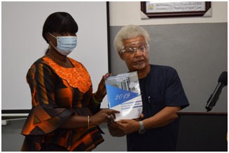 Deputy Information Minister Receives NATCOM's 2019 Annual Report